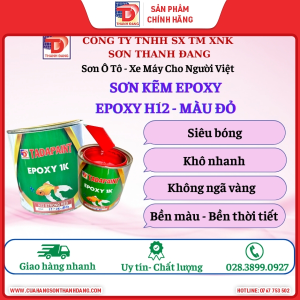 Sơn Kẽm Epoxy H12 - Màu Đỏ Sơn Kẽm Epoxy H12 - Màu Đỏ